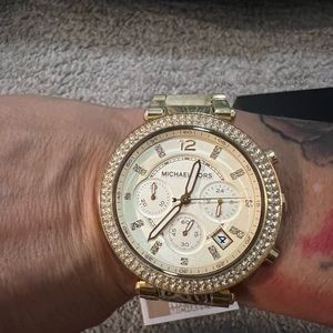Michael Kors watch! Gently used. Gorgeous gold color.
